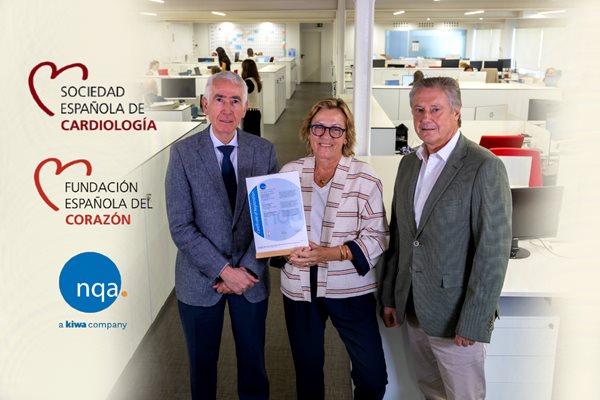 Entrega del certificado ISO 9001 a la Sociedad Española del Corazón summary image
